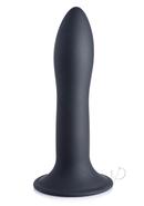 Squeeze-it Squeezable Slender Silicone Dildo 5.3in - Black