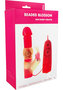 Minx Beaded Blossom Wired Remote Control Jelly Mini Rabbit Vibrator Red
